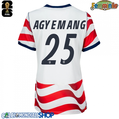 Maglie da calcio Stati Uniti Patrick Agyemang #25 Prima Maglia Femminile Mondiali 2026  Manica Corta